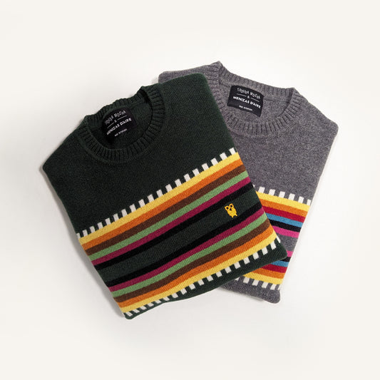 Stripe Lambswool Sweater