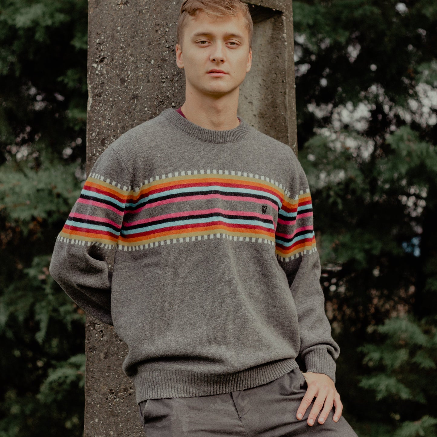 Stripe Lambswool Sweater